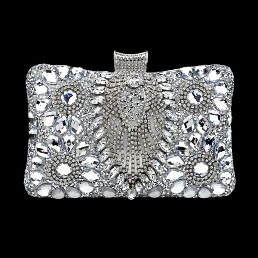 Elegant, Chic Rectangular Evening Bag / Purse / Clutch